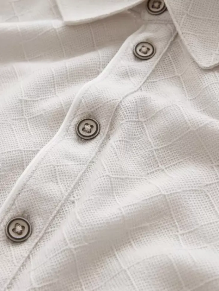 Tops>John Varvatos PALOMA POLO CHARCOAL/TURTLEDOVE