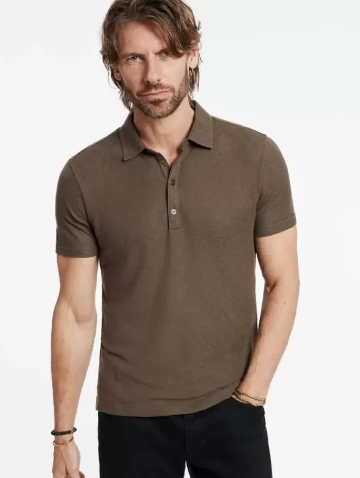 Tops>John Varvatos PALOMA POLO DRILLOLIVE