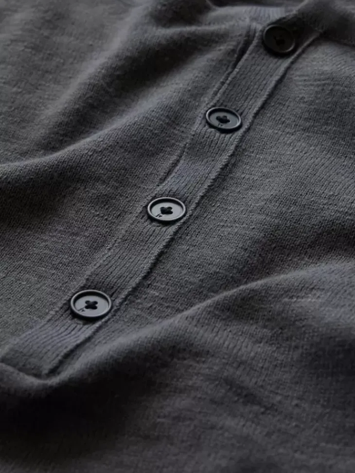 Tops>John Varvatos PARKER HENLEY DKSTEELHTR