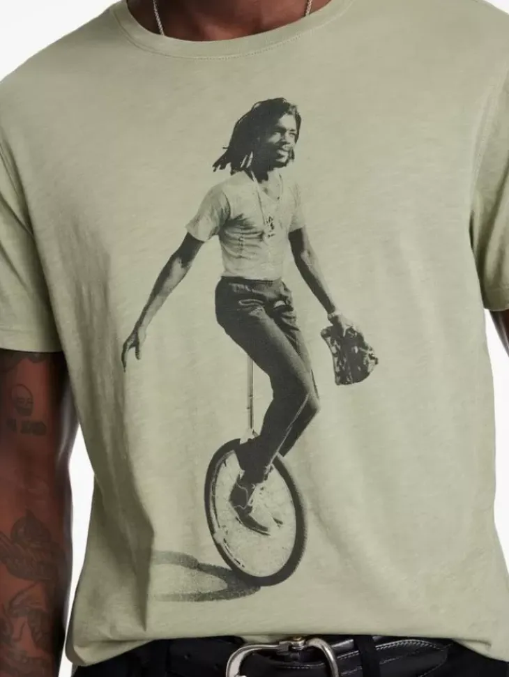 Graphic Tees>John Varvatos PETER TOSH TEE SAGEBRUSH