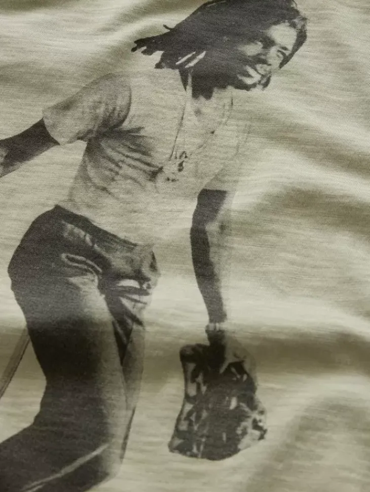 Graphic Tees>John Varvatos PETER TOSH TEE SAGEBRUSH