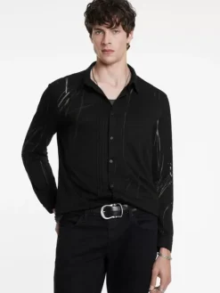 Shirts>John Varvatos PHOENIX SHIRT BLACK