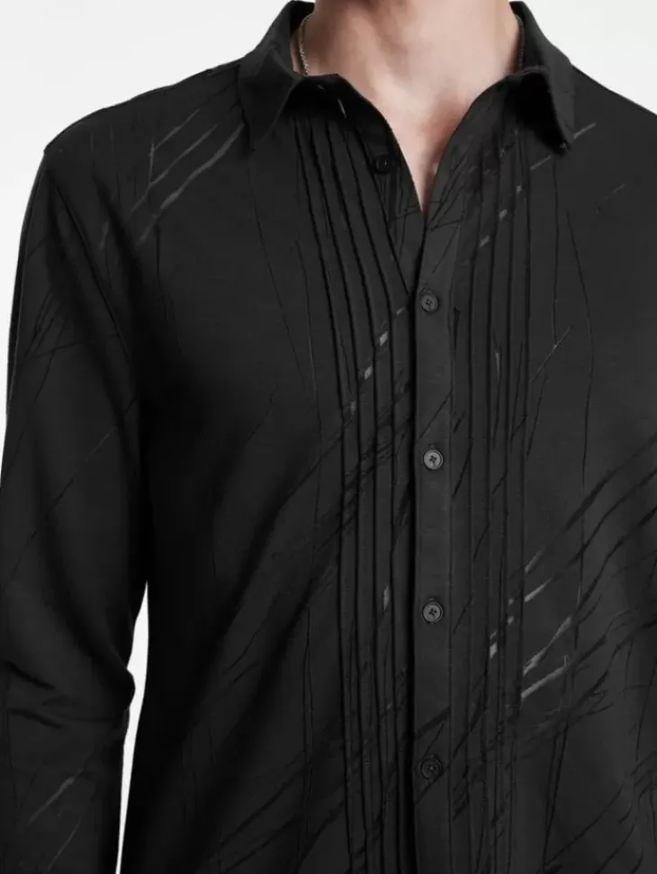 Shirts>John Varvatos PHOENIX SHIRT CARBON
