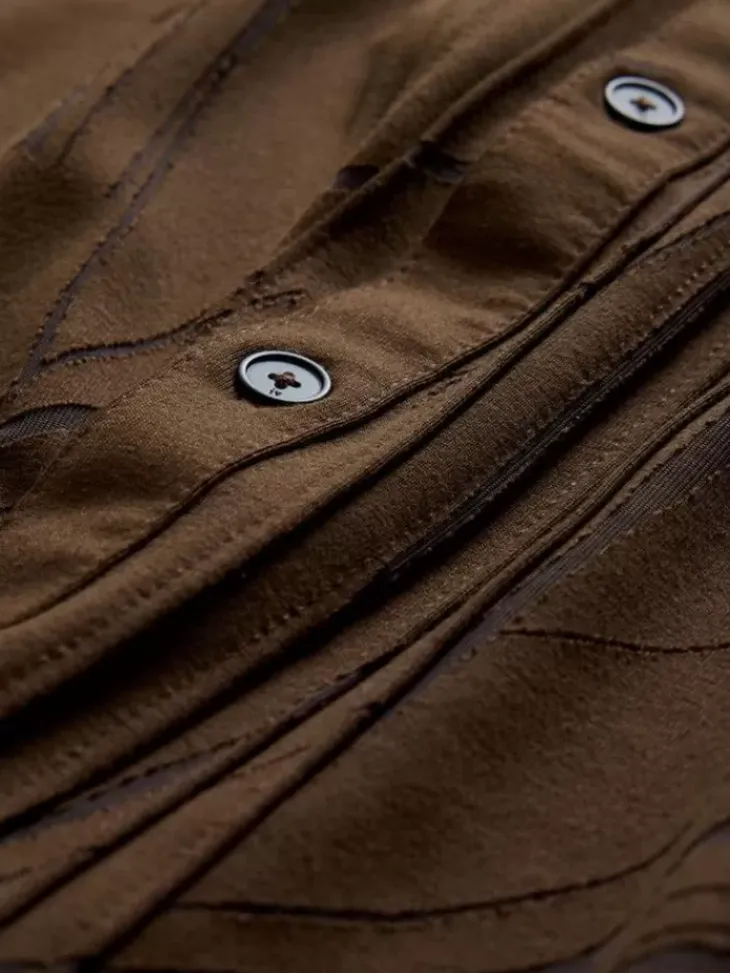 Shirts>John Varvatos PHOENIX SHIRT CHOCOLATE