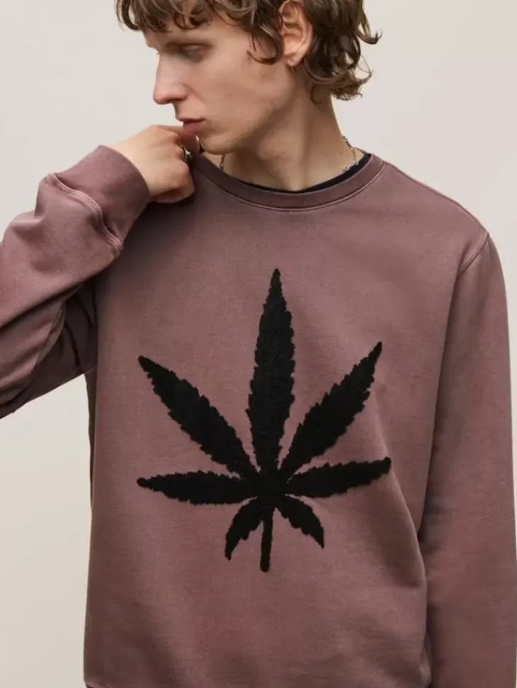 Tops>John Varvatos PULLOVER CREW CANVAS