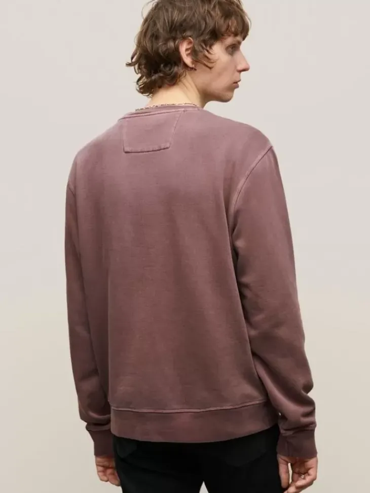 Tops>John Varvatos PULLOVER CREW CANVAS