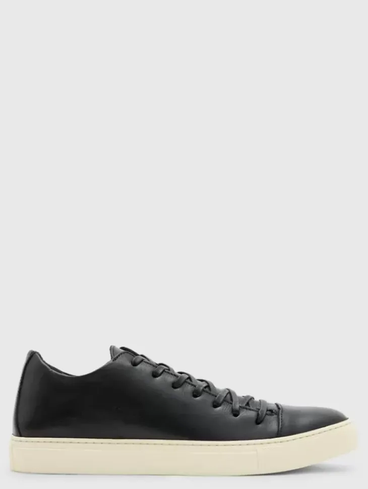 Sneakers|Leather Sneakers>John Varvatos REED LOW TOP SNEAKER BLACK