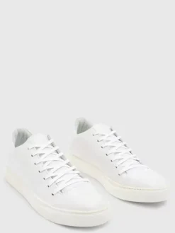 Sneakers|Leather Sneakers>John Varvatos REED LOW TOP SNEAKER WHITE