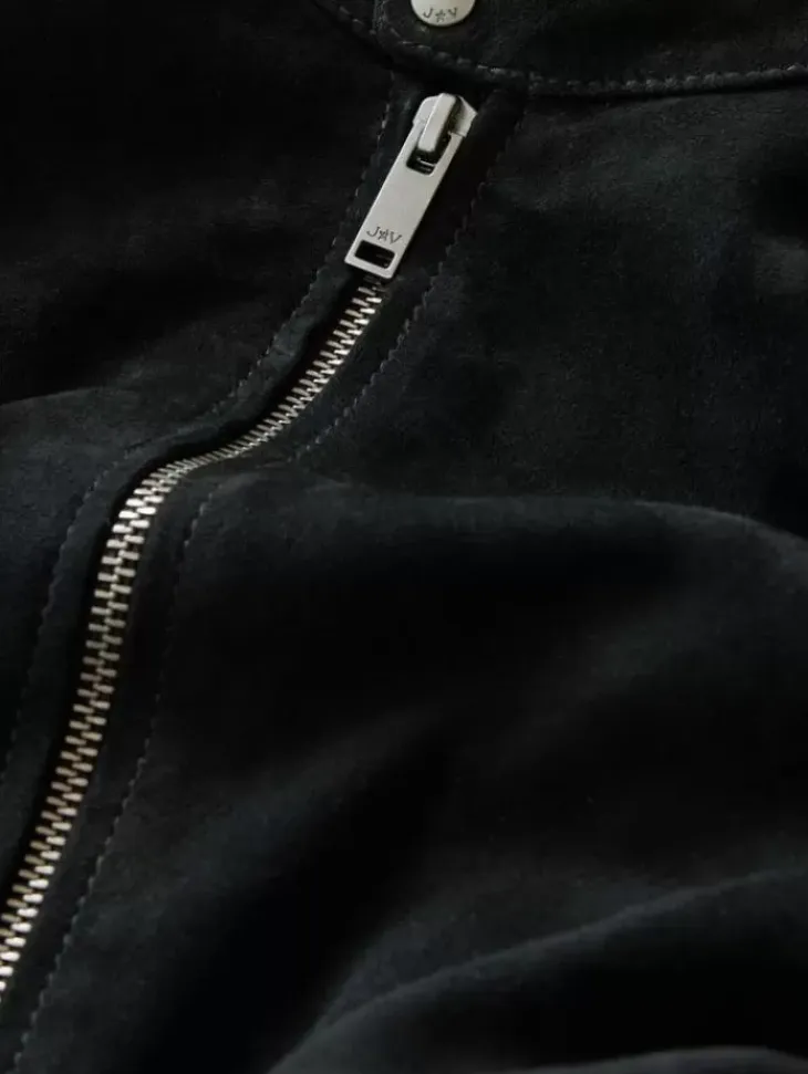 Leather & Outerwear|Tops>John Varvatos REEDE RACER JACKET BLACK