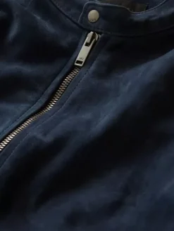 Leather & Outerwear|Tops>John Varvatos REEDE RACER JACKET NAVY