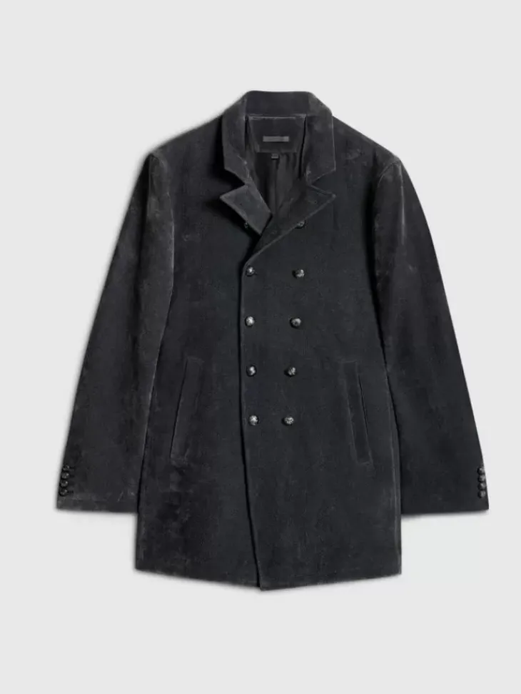 Coats And Jackets>John Varvatos REGAN COAT CHARCOALGREY