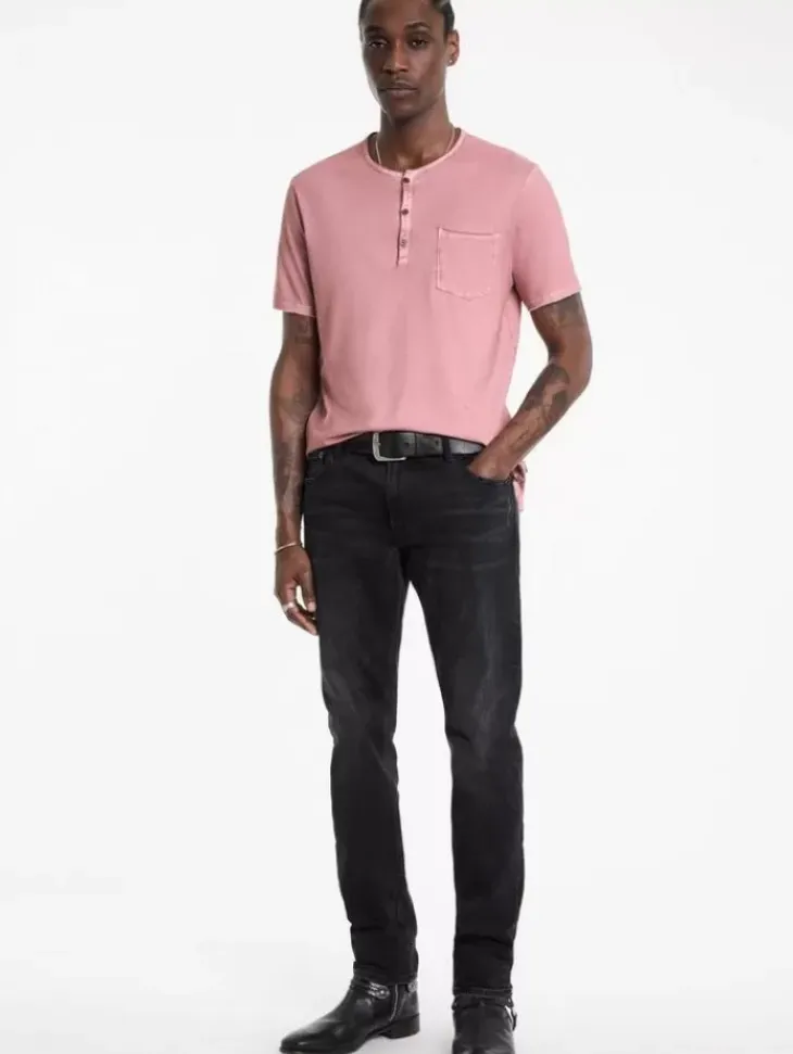 Tops>John Varvatos REX HENLEY ANTIQUEPINK