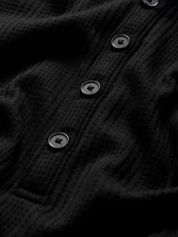 Tops>John Varvatos RICHARD HENLEY BLACK