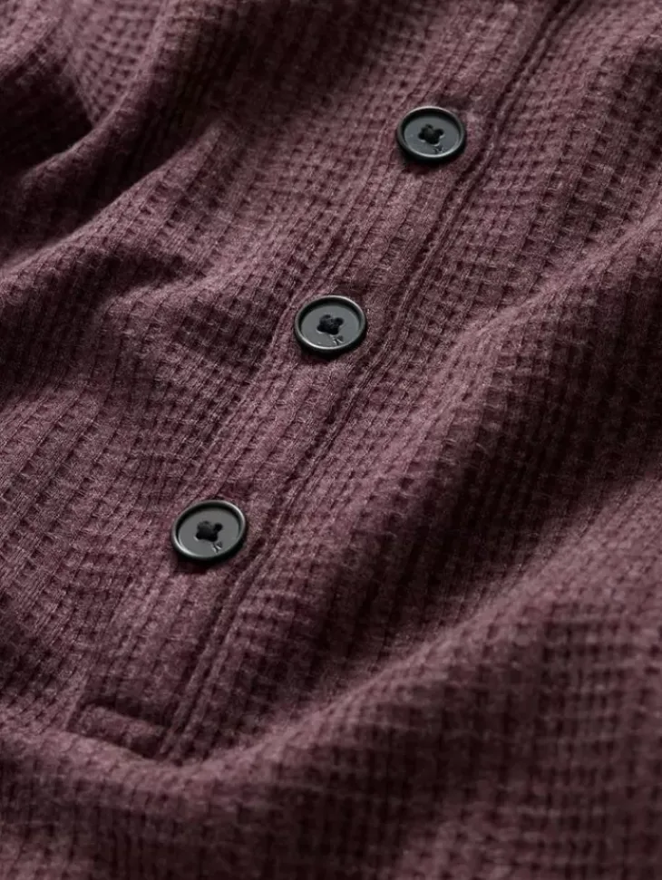 Tops>John Varvatos RICHARD HENLEY DARKPLUM