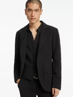 Leather & Outerwear|Tops>John Varvatos RIND JACKET BLACK