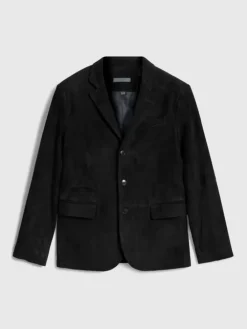 Suit Jackets|Leather Jackets>John Varvatos RIND JACKET BLACK