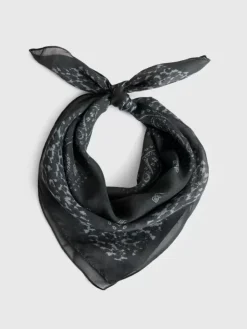 Scarves & Ties>John Varvatos ROCKINGHAM SCARF CARBON