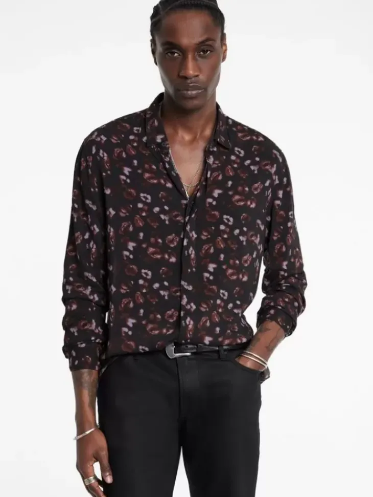 Shirts>John Varvatos RODNEY SHIRT CARBON