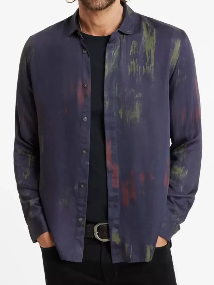 Tops>John Varvatos RODNEY SHIRT TWILIGHT
