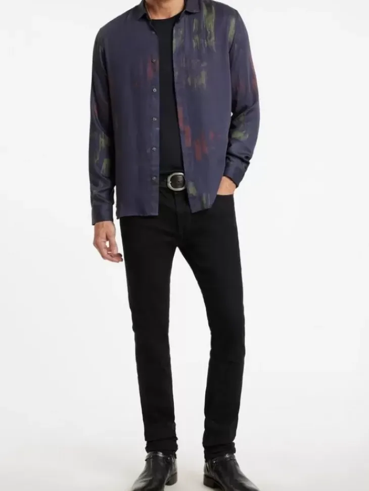 Tops>John Varvatos RODNEY SHIRT TWILIGHT