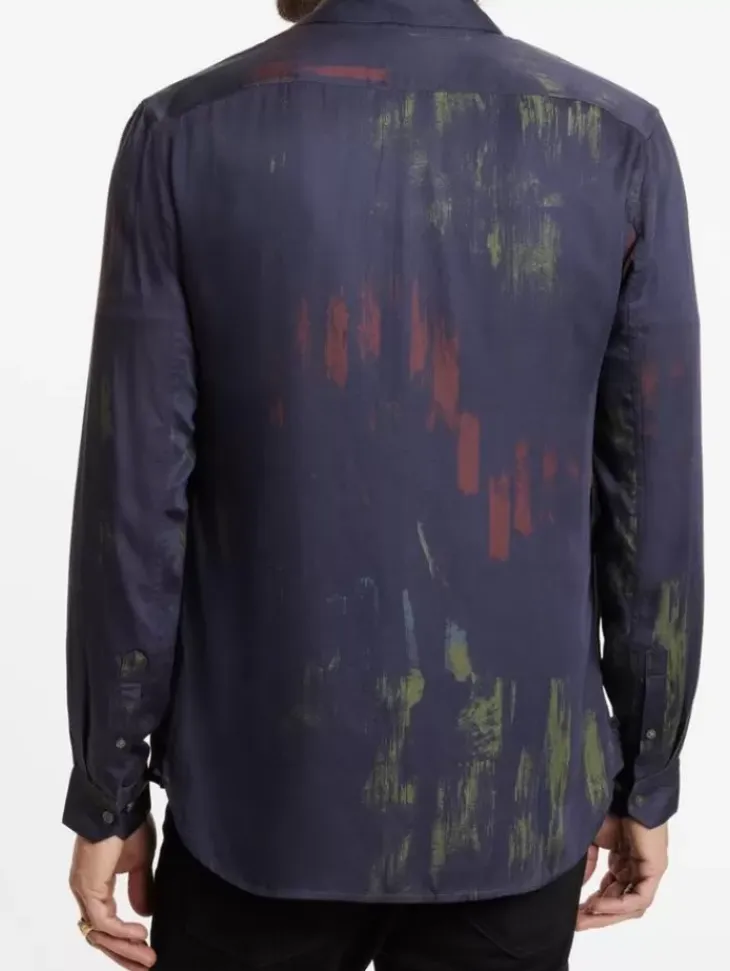 Tops>John Varvatos RODNEY SHIRT TWILIGHT