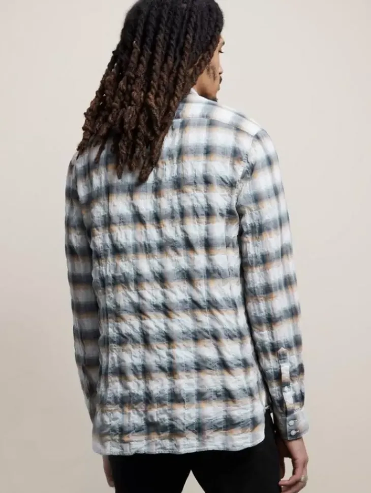Tops>John Varvatos ROSS SHIRT HAZYBLUE