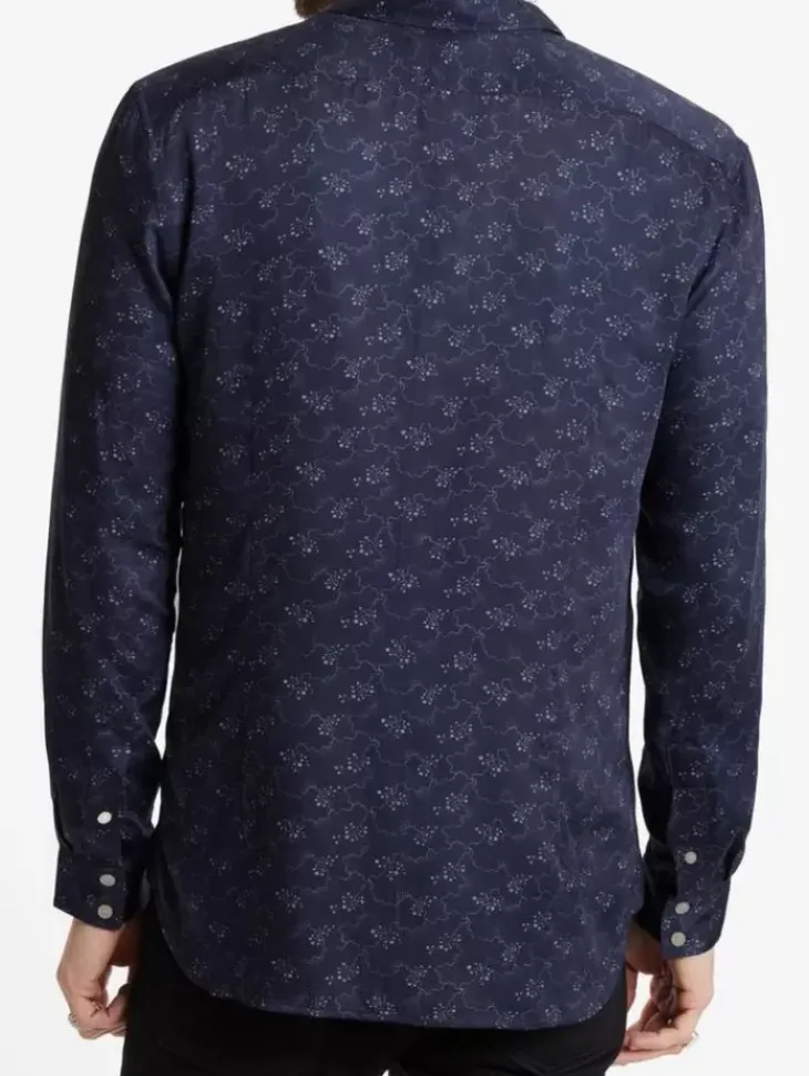 Tops>John Varvatos ROSS SHIRT TWILIGHT