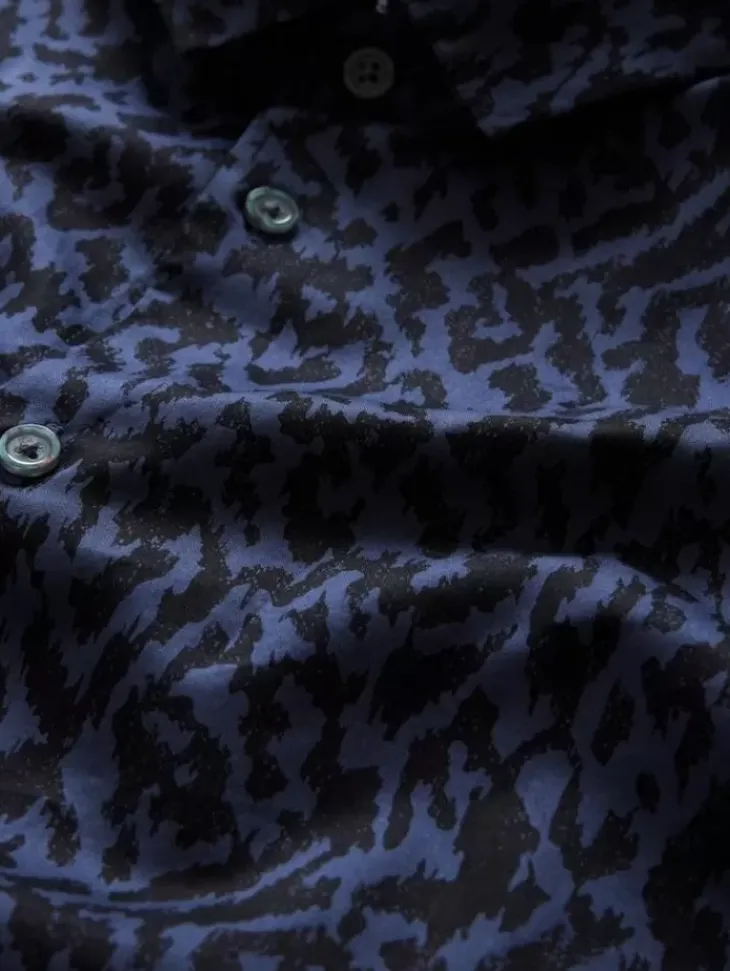 Tops>John Varvatos ROSS SHIRT NAVY