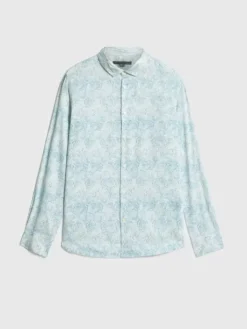 Tops>John Varvatos ROSS SHIRT BLUEMULTI