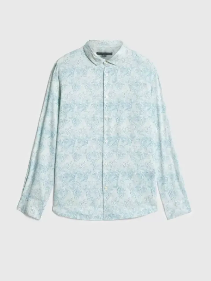 Tops>John Varvatos ROSS SHIRT BLUEMULTI