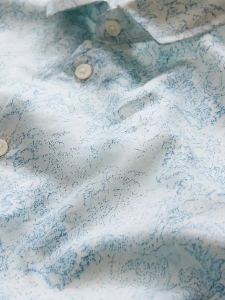 Tops>John Varvatos ROSS SHIRT BLUEMULTI