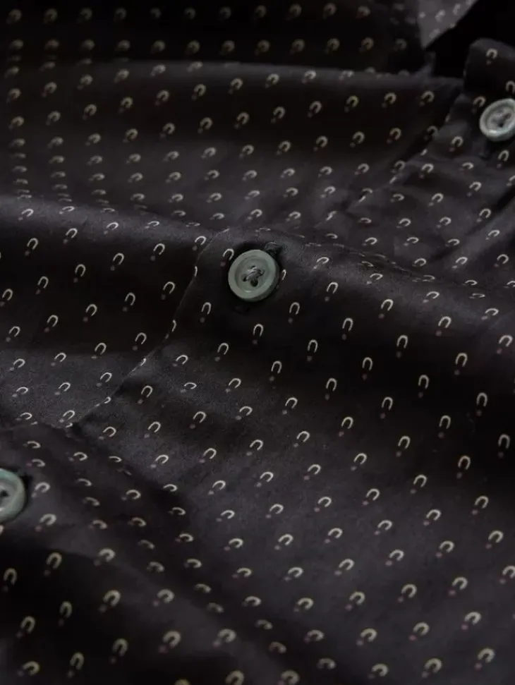 Tops>John Varvatos ROSS SHIRT BLACK