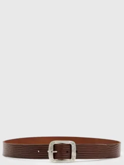 Belts|Leather Belts>John Varvatos RUTLAND BELT WOODBROWN