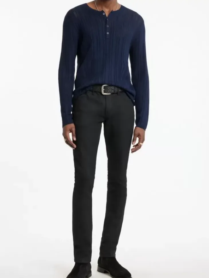 Tops>John Varvatos SALETE HENLEY NAVY