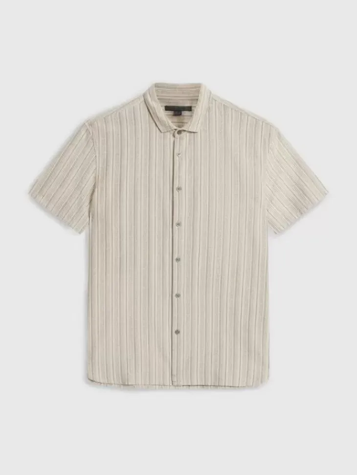 Tops>John Varvatos SEAN SHIRT CAMEL