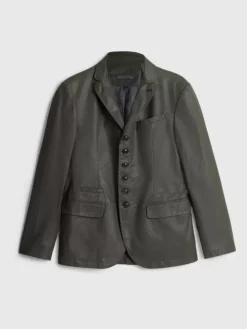 Leather & Outerwear|Tops>John Varvatos SETON JACKET DEEPOLIVE
