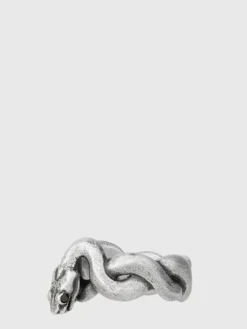 Jewelry>John Varvatos SNAKE BAND RING NOCOLOR