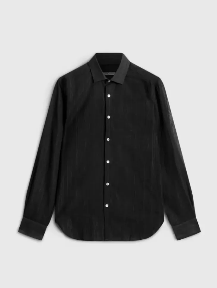 Shirts>John Varvatos STELLA DRESS SHIRT BLACK