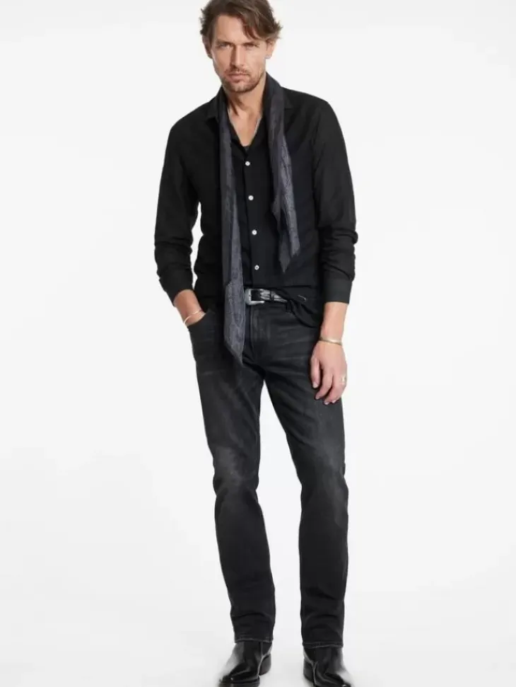 Shirts>John Varvatos STELLA DRESS SHIRT BLACK