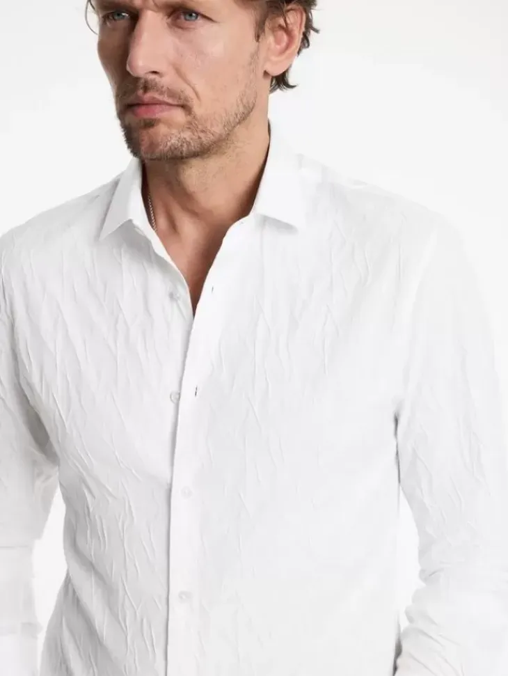 Shirts>John Varvatos STELLA DRESS SHIRT WHITE