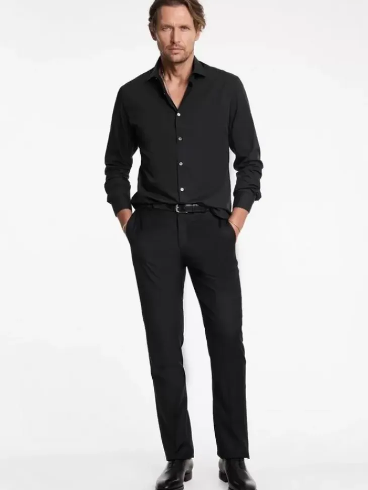 Shirts>John Varvatos STELLA DRESS SHIRT BLACK