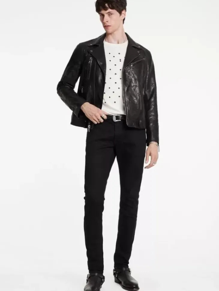Graphic Tees>John Varvatos SUITS TEE SALT