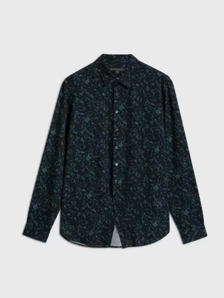 Shirts>John Varvatos TARA SHIRT BLUEGRPHTE