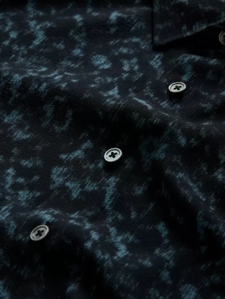 Shirts>John Varvatos TARA SHIRT BLUEGRPHTE