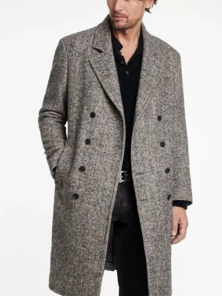 Coats And Jackets>John Varvatos TERRY COAT POWDERBLUE
