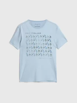 Graphic Tees>John Varvatos THE POLICE BAND TEE CEMENTWHT
