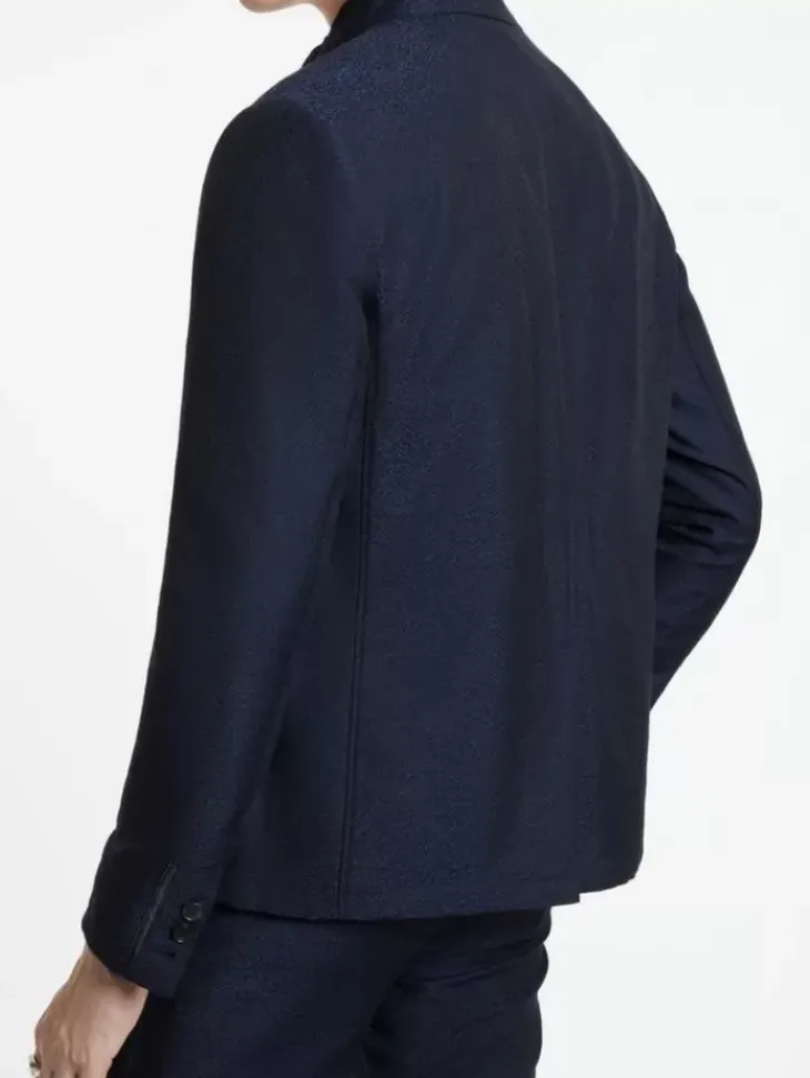 Leather & Outerwear|Tops>John Varvatos TILDEN JACKET BLUEBLACK
