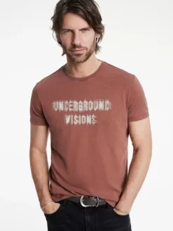 Tops>John Varvatos UNDERGROUND VISIONS TEE GINGER