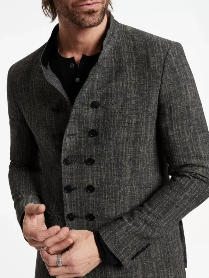 Leather & Outerwear|Tops>John Varvatos UPSON JACKET DRILLOLIVE