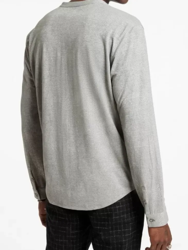 Tops>John Varvatos VALPARAISO SHIRT CHARCOAL/TURTLEDOVE